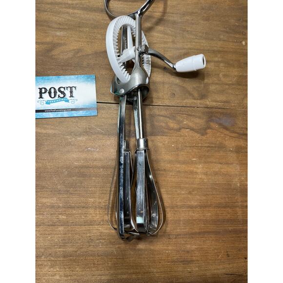 Stainless Steel Hand Mixer / Egg Beater 12" - Picture 4 of 4